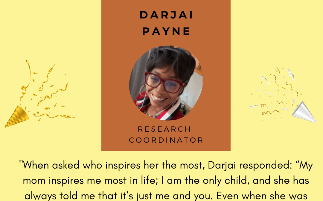 Staff Spotlight :Darjai Payne